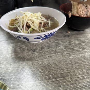 Beef Combination Beef Rice Noodle & Egg Noodle