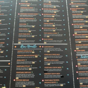 Zen Curry and Grill - Menu 3-3-24 - Indian Near Me - Temecula, California