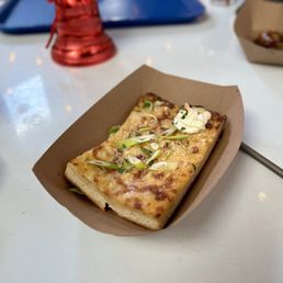 Sicilian style pierogi pizza Sicilian style pierogi pizza