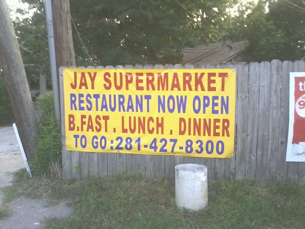 JAY SUPERMARKET Updated October 2024 2110 James Bowie Dr, Baytown