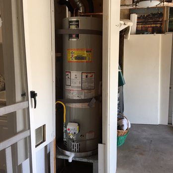 Payless Water Heaters - We enclosed our water heater. It's just a slide in cabinet. - Water Heater Installation/Repair Near Me
