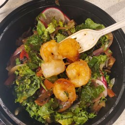Shrimp build your own bowl Shrimp build your own bowl