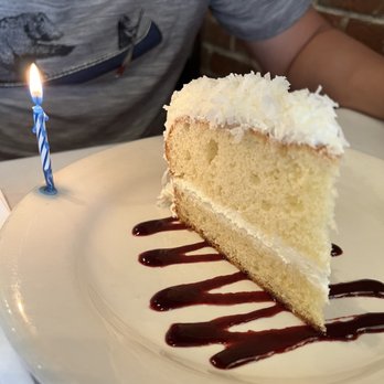 Gale's - Complimentary coconut cake & berry drizzle for birthdays - Italian Near Me - Pasadena, California Gale's - Complimentary coconut cake & berry drizzle for birthdays - Italian Near Me - Pasadena, California