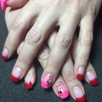 Apollo Beauty and Tanning Salon - Valentine Bling Gel Nails by Sheila - Tanning Near Me - Bend, Oregon