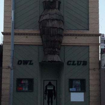 The Owl Club - an owl on the front of the building - Bars Near Me - Salmon, Idaho The Owl Club - an owl on the front of the building - Bars Near Me - Salmon, Idaho
