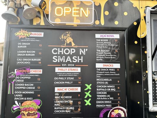 Menu photo 1 Chop N’ Smash Clearwater, FL