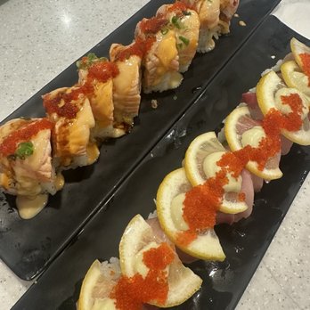 Kakuna Sushi - Left Kakuna Roll; right Citrus Roll - Sushi Bars Near Me - San Leandro, California Kakuna Sushi - Left Kakuna Roll; right Citrus Roll - Sushi Bars Near Me - San Leandro, California
