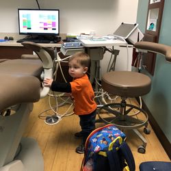 His first appointment at a year old!