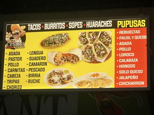 Menu photo 4 Cesar’s Mexican Food Rosemead, CA Menu photo 4 Cesar’s Mexican Food Rosemead, CA