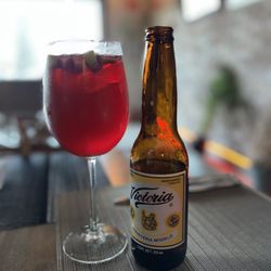 Ajenjo - Sangria and beer