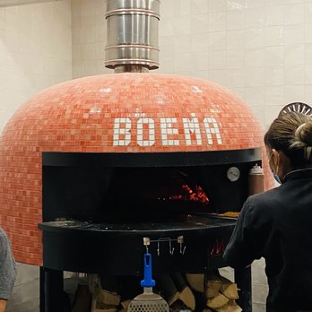 Boema - Wood fired pizza oven! So cool to see this! - Pizza Near Me - Lenox, Massachusetts