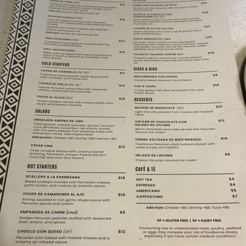 Lima Soul - Menu - Peruvian Near Me - Frederick, Maryland Lima Soul - Menu - Peruvian Near Me - Frederick, Maryland