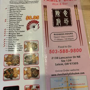 Chen's Family Dish - Chinese Near Me - Salem, Oregon Chen's Family Dish - Chinese Near Me - Salem, Oregon