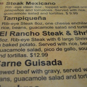 El Rancho - EL RANCHO MEXICAN RESTAURANT - BURNET, TX EL RANCHO STEAK & SHRIMP - Mexican Near Me - Burnet, Texas