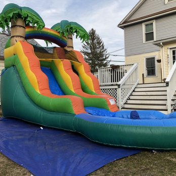 Rose Party Rentals - 12' waterslide - Bounce House Rentals Near Me Rose Party Rentals - 12' waterslide - Bounce House Rentals Near Me