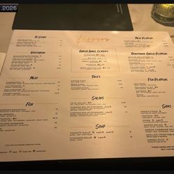 Knossos - Menu (as-of 3/31/2026)