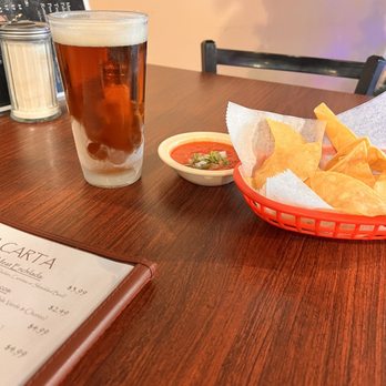 Mi Casita Restaurante - Talk XX amber and free chips and salsa - Seafood Near Me - Placentia, California