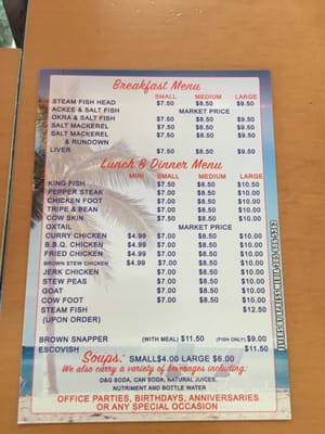 Menu photo 7 Maam's Jamaican Restaurant Miami, FL Menu photo 7 Maam's Jamaican Restaurant Miami, FL