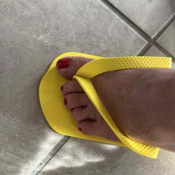 KV Nails & Spa - Her feet got done, pedicure - Nail Salons Near Me - Turlock, California KV Nails & Spa - Her feet got done, pedicure - Nail Salons Near Me - Turlock, California