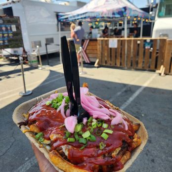 Brewery X - Bbq pulled pork fries - Breweries Near Me - Anaheim, California
