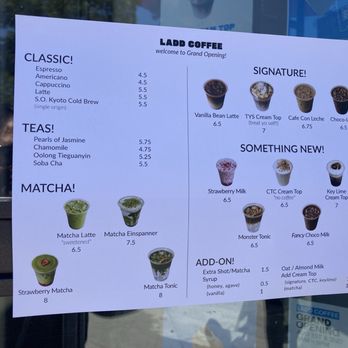 LADD COFFEE - Menu - Coffee & Tea Near Me - West Covina, California LADD COFFEE - Menu - Coffee & Tea Near Me - West Covina, California