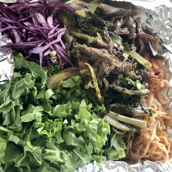 Bon Ga - Mixed Young Radish Kimchi and Vegetables with Rice Bowl - Korean Near Me - Centreville, Virginia