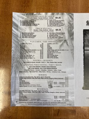 Menu photo 5 Mariscos Clemente Fullerton, CA Menu photo 5 Mariscos Clemente Fullerton, CA