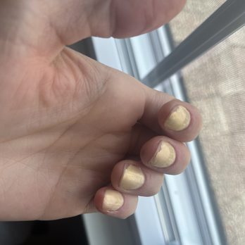 TJ Nail Spa - Less than 24 hours - did not do much with my hands in that time frame either - Nail Salons Near Me - Abingdon, Maryland