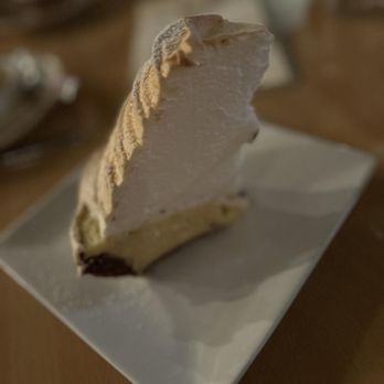 The Fat Snook - Key lime pie: tangy base, crumbled gingersnap crust, and super tall merengue. Made my top 3 in the area (I've tried a lot). 4.5 stars - Seafood Near Me - Cocoa Beach, Florida