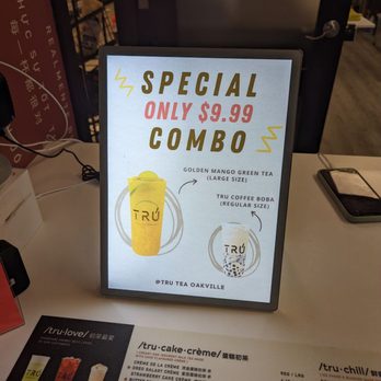 Tru Bubble Tea - Oakville - menu and prices - Bubble Tea Near Me - Oakville, Ontario