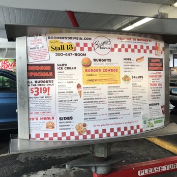 Boomer's Drive In - Menu - Burgers Near Me - Bellingham, Washington Boomer's Drive In - Menu - Burgers Near Me - Bellingham, Washington