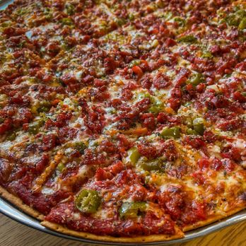 Novel Pizza Cafe - Longanisa & Giardiniera - Pizza Near Me - Chicago, Illinois