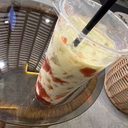 Strawberry Matcha Latte