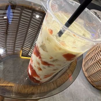 Peony - Strawberry Matcha Latte - Coffee & Tea Near Me - Las Vegas, Nevada