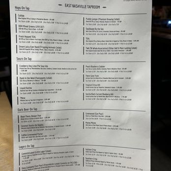 Southern Grist Brewing - Beer menu - Breweries Near Me - Nashville, Tennessee