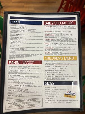 Menu photo 6 Mandola's Italian Kitchen Tampa, FL Menu photo 6 Mandola's Italian Kitchen Tampa, FL