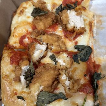 Fly Bye - Chicken Parmesan Detroit Style 4 corners Pizza - Pizza Near Me - Phoenix, Arizona