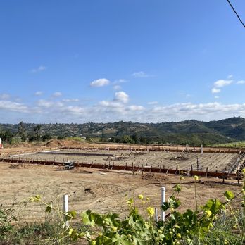Adobe Hill Winery - Construction beginning on the new tasting room. Note that construction was clean and did not interfere with our experience at all. - Wineries Near Me - Fallbrook, California
