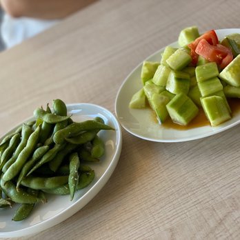 Noodle Works - Spicy edamame and cucumber salad - Chinese Near Me - Albuquerque, New Mexico