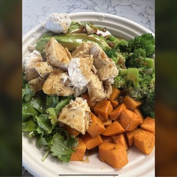 Elixir Superfood & Juice - Chicken bowl with veggies! - Gluten-Free Near Me - Reno, Nevada Elixir Superfood & Juice - Chicken bowl with veggies! - Gluten-Free Near Me - Reno, Nevada
