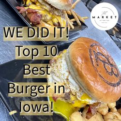 Glass Tap - Top 10 Best Burger in iowa!! The Coalition Burger