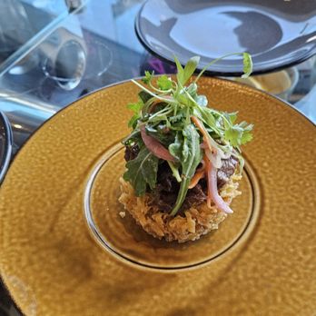 Hemisphere Restaurant - Short rib and plantain (different but good) - Seafood Near Me - Orlando, Florida