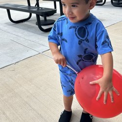 Sharkey’s Cut For Kids - Gifted ballon after haircut