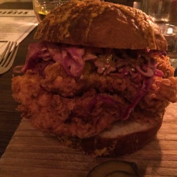 The Dawson - Buffalo Chicken Sandwich - too much bun, not enough moisture so too dry. - American Near Me - Chicago, Illinois