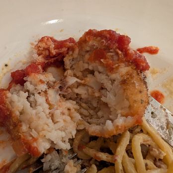 Retrobottega - Inside of an arancini (hardly any cheese or beef) - Tapas/Small Plates Near Me - Washington, DC, District of Columbia