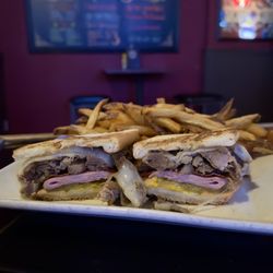 Mac's Industrial Sports Bar & Grill - Three Pig Sandwich