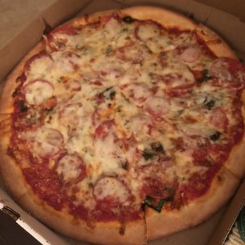 Papa Giuseppe - Vegetarian, no mushrooms or peppers, add tomato and extra cheese... pretty good. - Desserts Near Me - Delray Beach, Florida