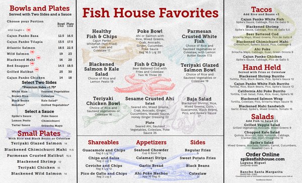 Menu photo 5 Spike's Fish House Laguna Niguel, CA Menu photo 5 Spike's Fish House Laguna Niguel, CA