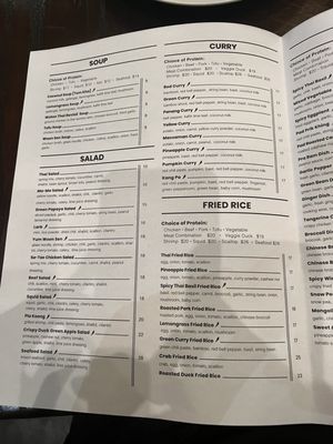 Menu photo 7 Naree Thai Restaurant Long Beach, CA
