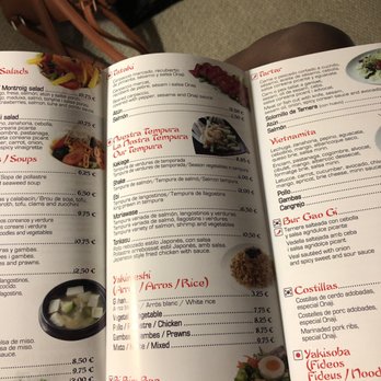 Restaurant Onaji - Menu - Japanese Near Me - Sitges, B